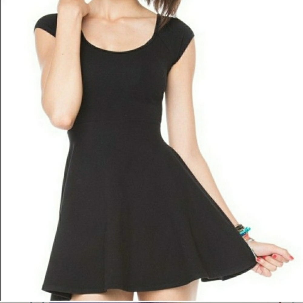 Black Skater Dress
